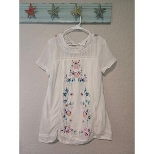 Umgee White Embroidered Dress